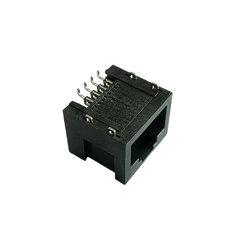 9809 全塑带铁脚 卧插