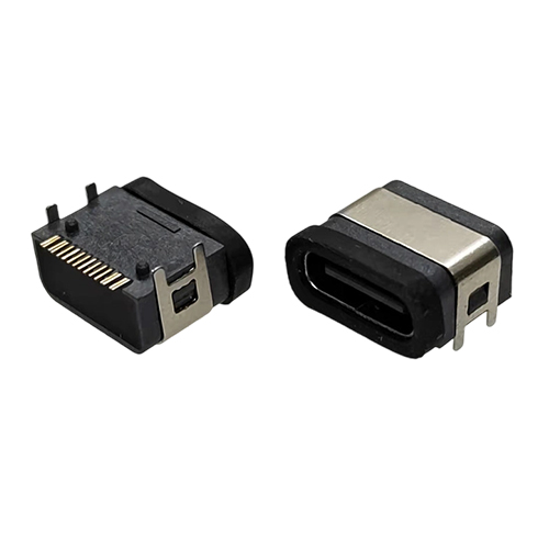 ZL-301TYPE C母座16P四脚-防水