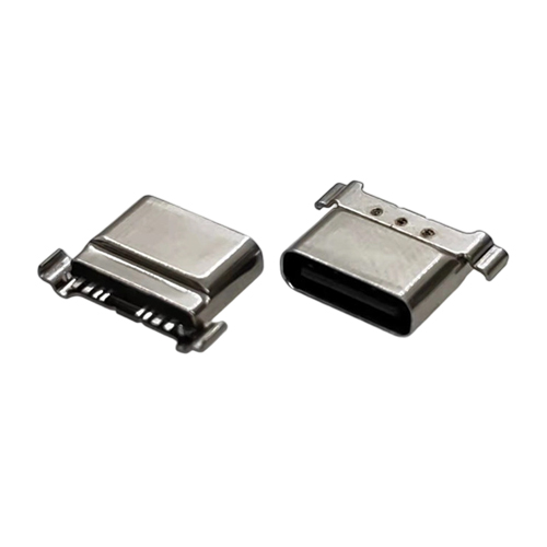 ZL-304TYPE C母座8P沉板两脚拉伸壳-防水