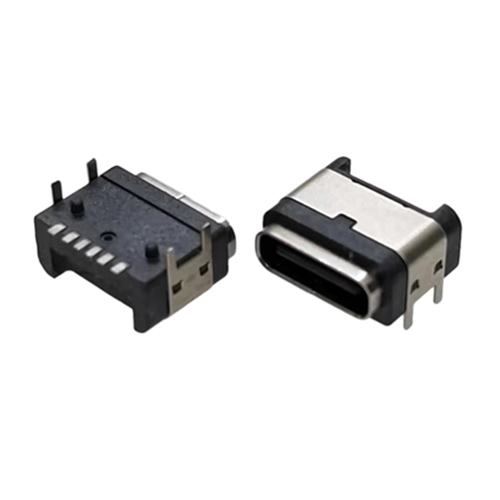 ZL-297TYPE C母座6P四脚-防水