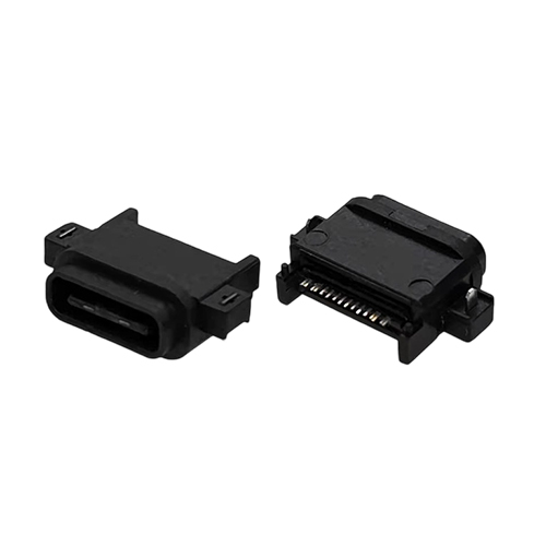 ZL-303TYPE C母座16P沉板全塑-防水