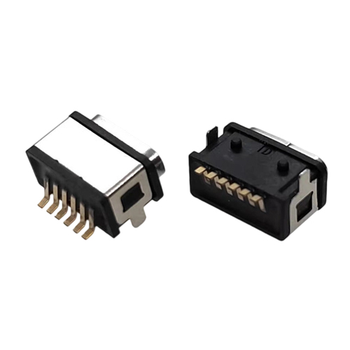 ZL-299TYPE C母座6P两脚端子加长-防水