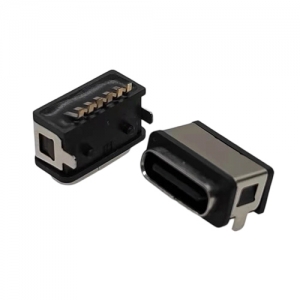 ZL-299TYPE C母座6P两脚端子加长-防水-500-2 ZL-299TYPE C母座6P两脚端子加长-防水