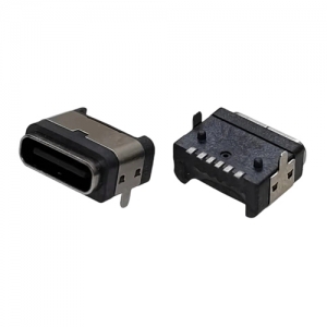 ZL-298TYPE C母座6P两脚-防水-500-1 ZL-298TYPE C母座6P两脚-防水