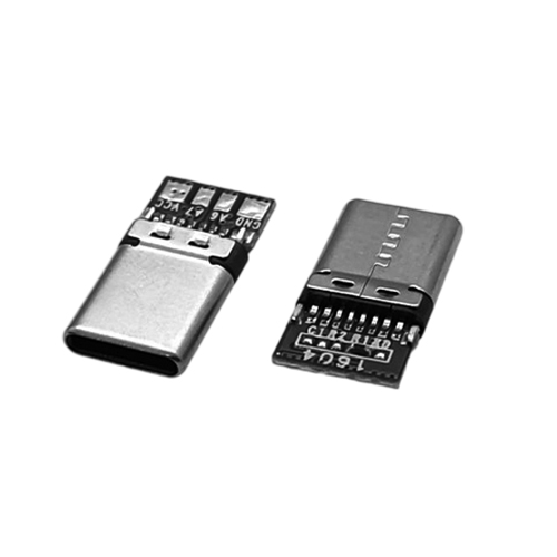 ZL-224 TYPE C公头铆压16P数据LCP灰