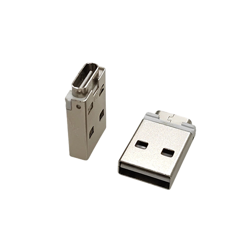 ZL-325 A公双面插转Type-C母座一体式充电头