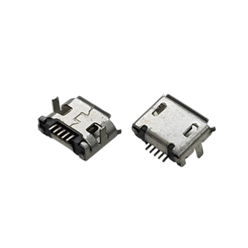 ZL-206 MICRO母座插脚间距7.2无柱卷边