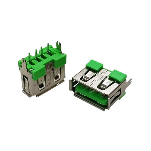 ZL-104 AF180度直插短体10.0卷边绿胶