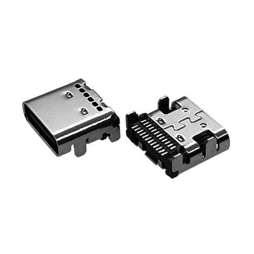 ZL-238 TYPE C母座24P有柱双排SMT