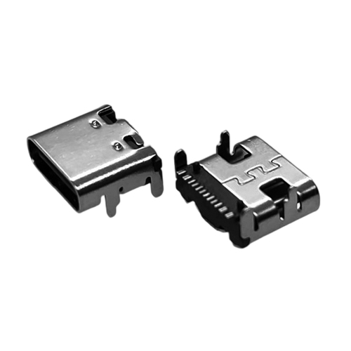 ZL-229 TYPE C母座单排16P SMT有柱