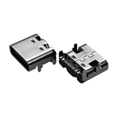 ZL-346 TYPE C母座单排16P SMT三次顶模