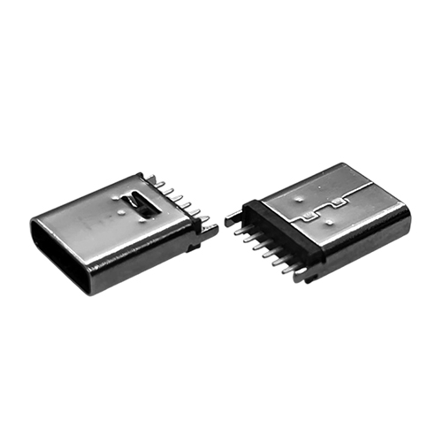 ZL-319Type-C母座6P立插10.5H