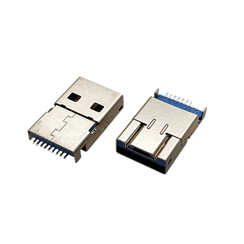 ZL-245 A公+MICRO公翻盖头OTG 3.0 LCP蓝