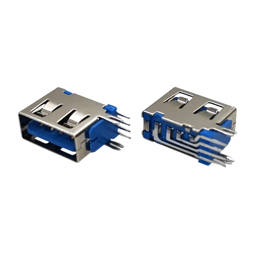 ZL-071 AF侧插短体10.0直边中间无脚PBT蓝色