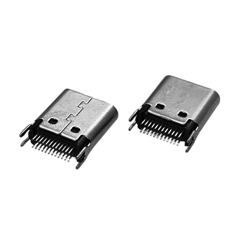 ZL-342 TYPE C母座24P短体夹板0.8 1.0