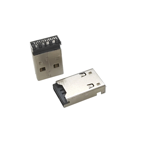 ZL-326 A公+TF卡座二合一 LCP灰胶