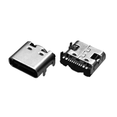 ZL-346 TYPE C母座单排16P SMT三次顶模