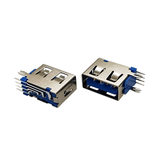 ZL-071 AF侧插短体10.0直边中间无脚PBT蓝色