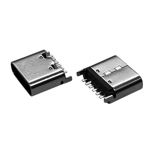 ZL-345 TYPE C母座6P立插6.8 6.5 5.5 5.0