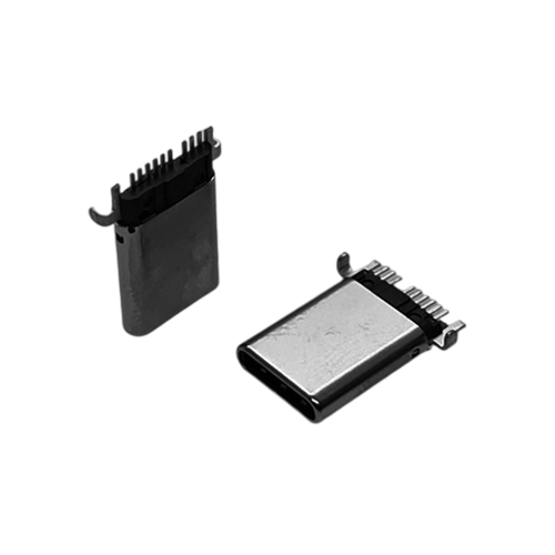 L-327 TYPE C公头 9P SMT有插脚拉伸款