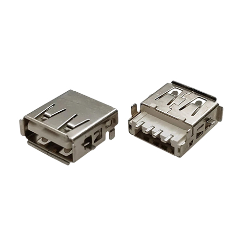 ZL-090 AF沉板端子SMT卷边带支架LCP米色