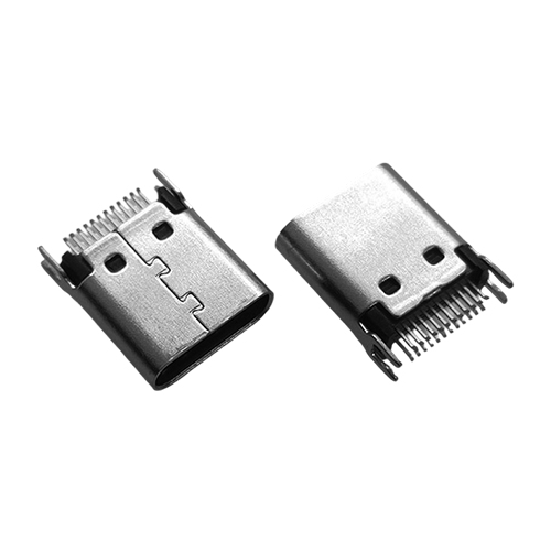 ZL-343 TYPE C母座24P长体夹板0.8 1.0