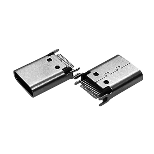 ZL-343 TYPE C母座24P长体夹板0.8 1.0