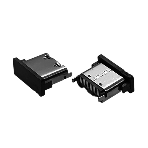 ZL-340 TYPE C母座6P立贴6.8 6.5 5.5 5.0