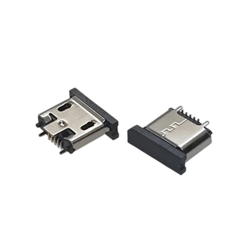 ZL-358 MICRO母座立贴3脚卷边